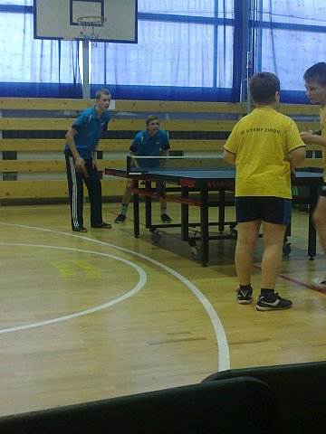 Krajské kolo v stolnom tenise