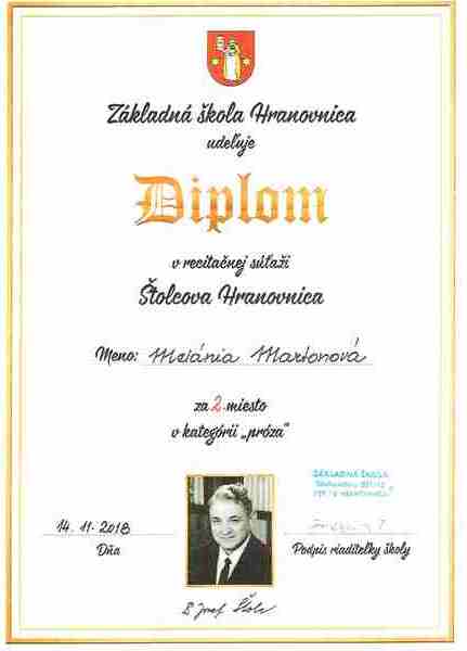 Štolcova Hranovnica 2018 Štolcova Hranovnica 2018